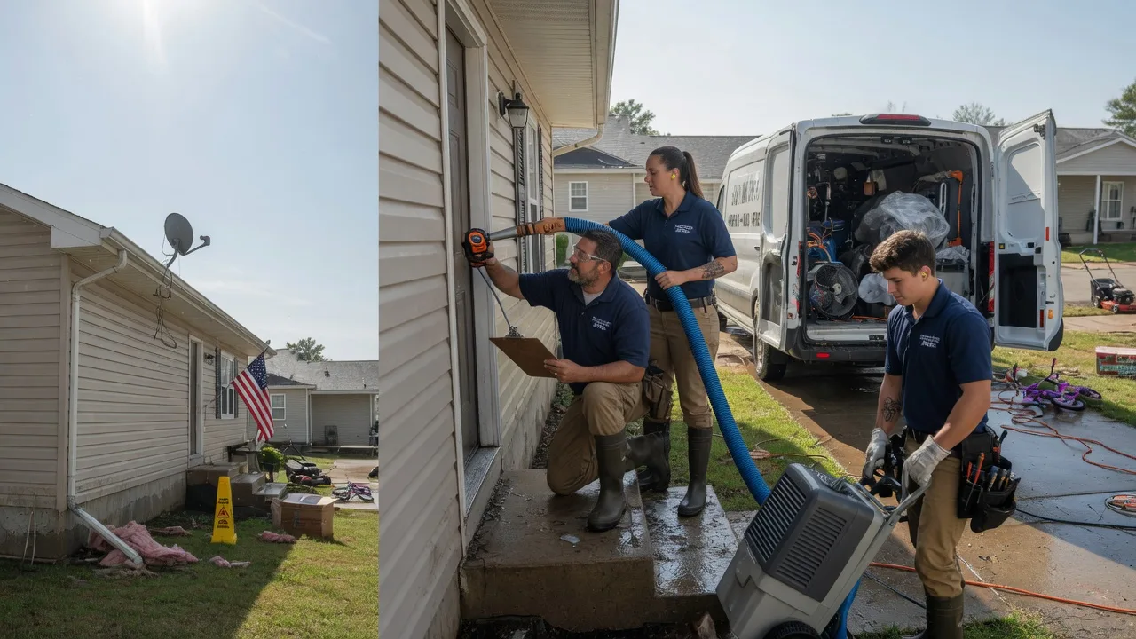 Ceiling Water Damage Restoration in Vincennes, IN near me